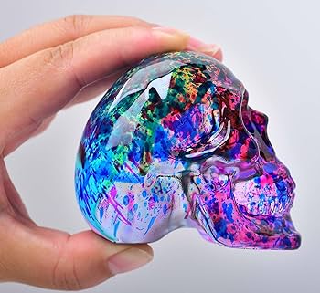 スカルアート Amazon.co.jp: FZBHRO クリスタルスカルヘッド像 - ガラススカル